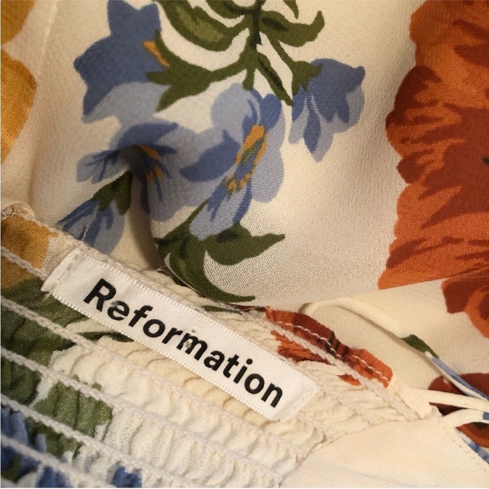 Reformation Juliette Floral Dress Formosa - Picture 7 of 8